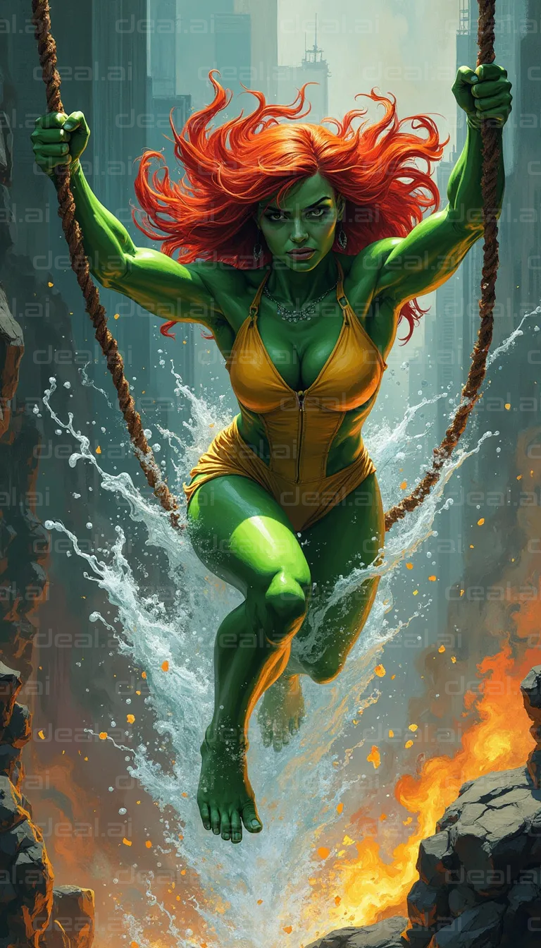 Heroic Swing through Fire and Water