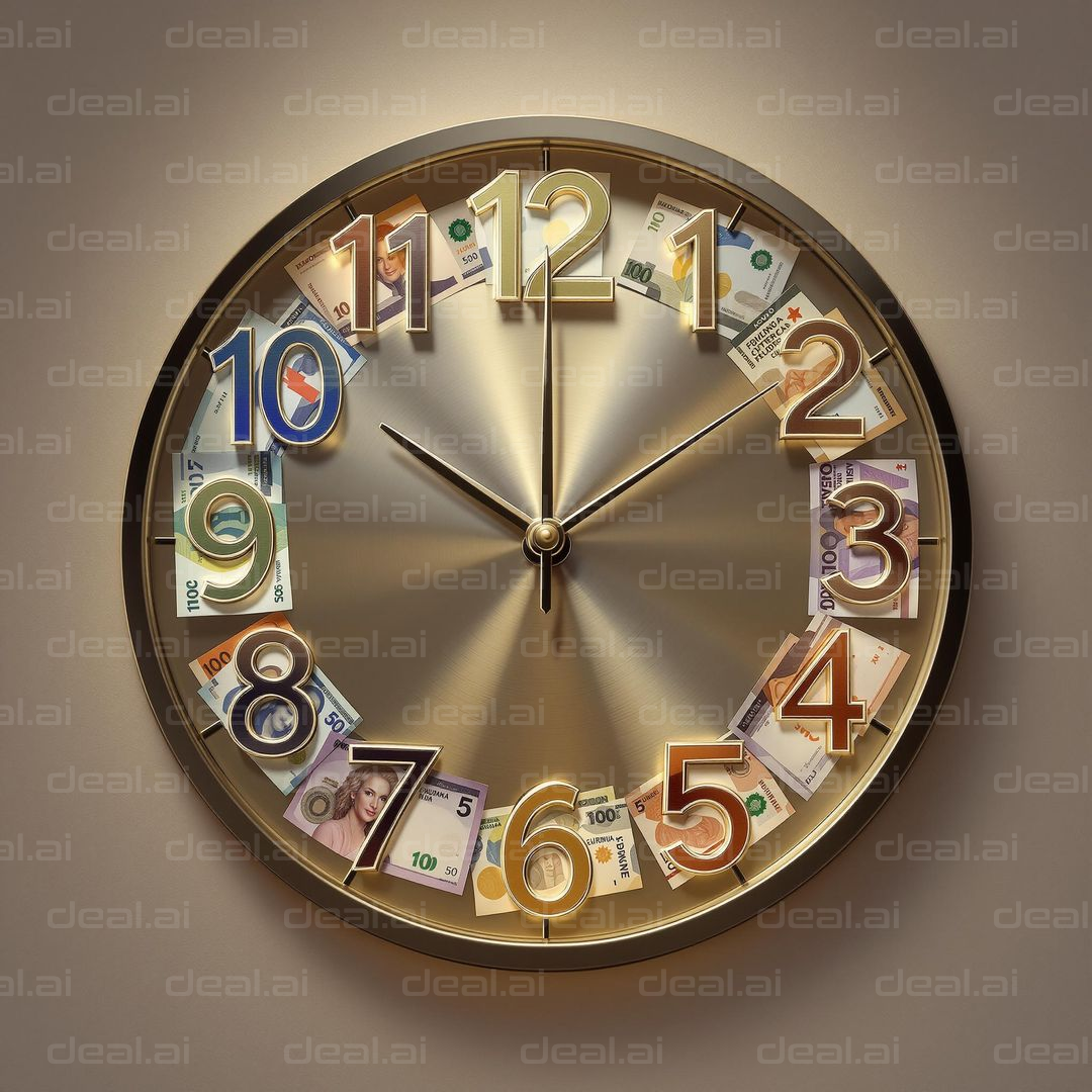 Time is Money Clock Design