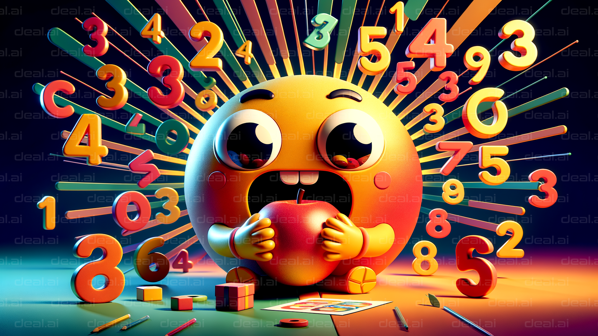 "Colorful Math Adventure"