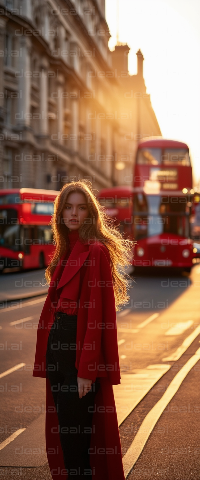 "Sunset on London Streets"