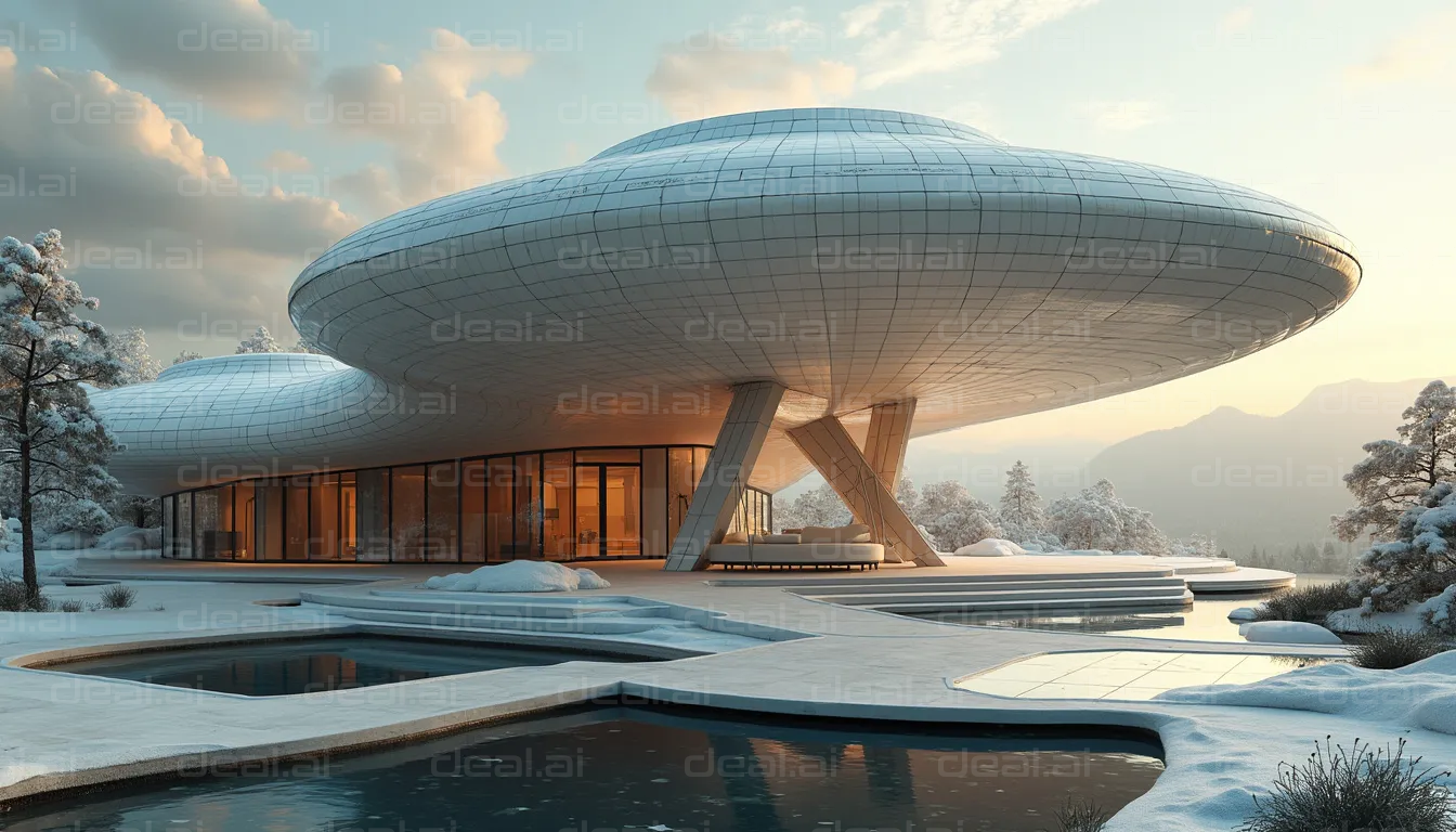 Futuristic Winter Retreat Design