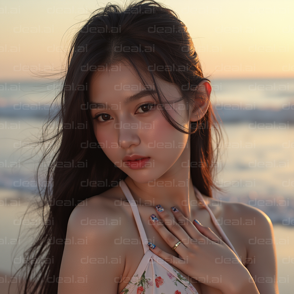 "Beach Sunset Elegance"