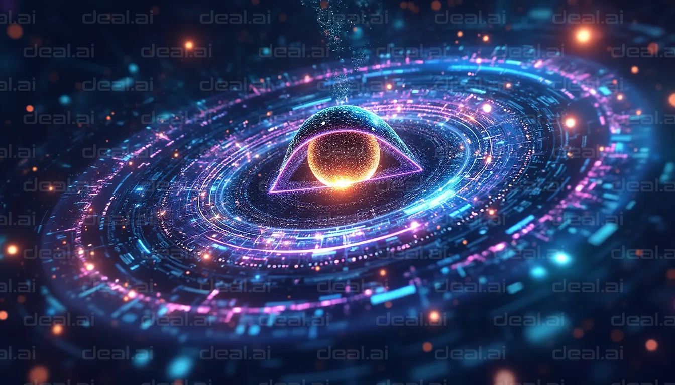 Futuristic Digital Nexus Sphere