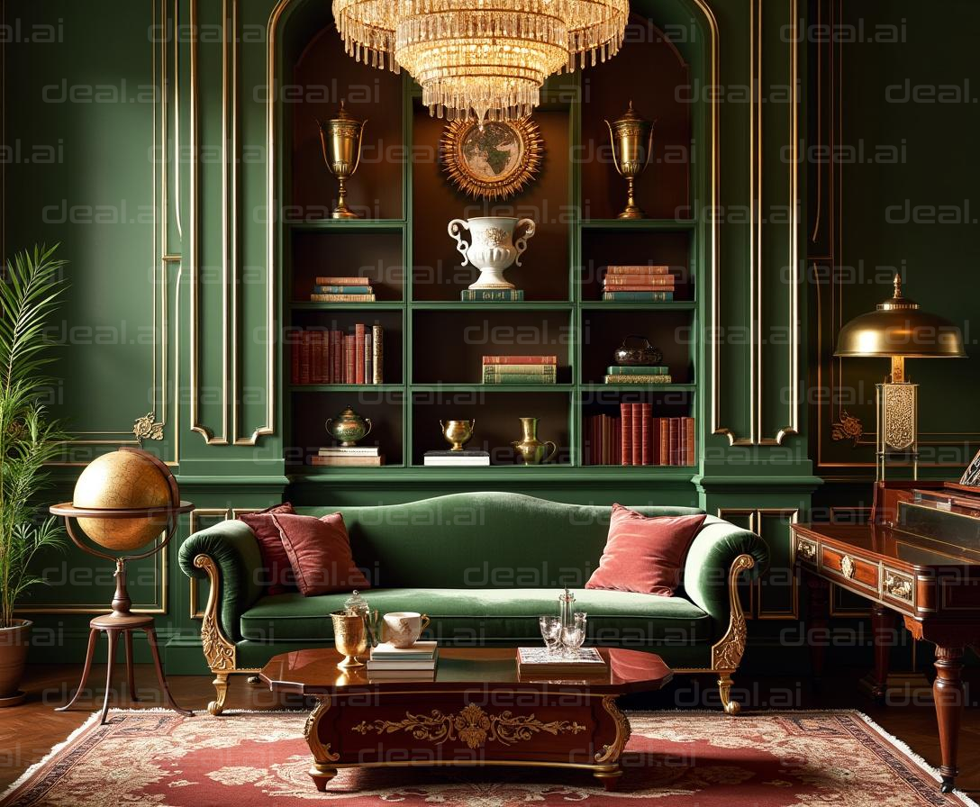 Elegant Victorian Lounge Room Design