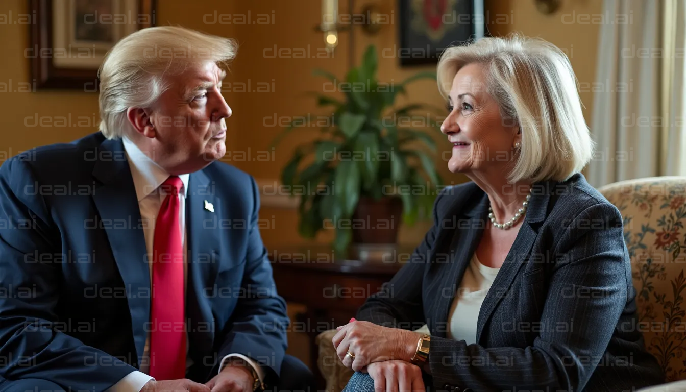 Two People in Deep Conversation