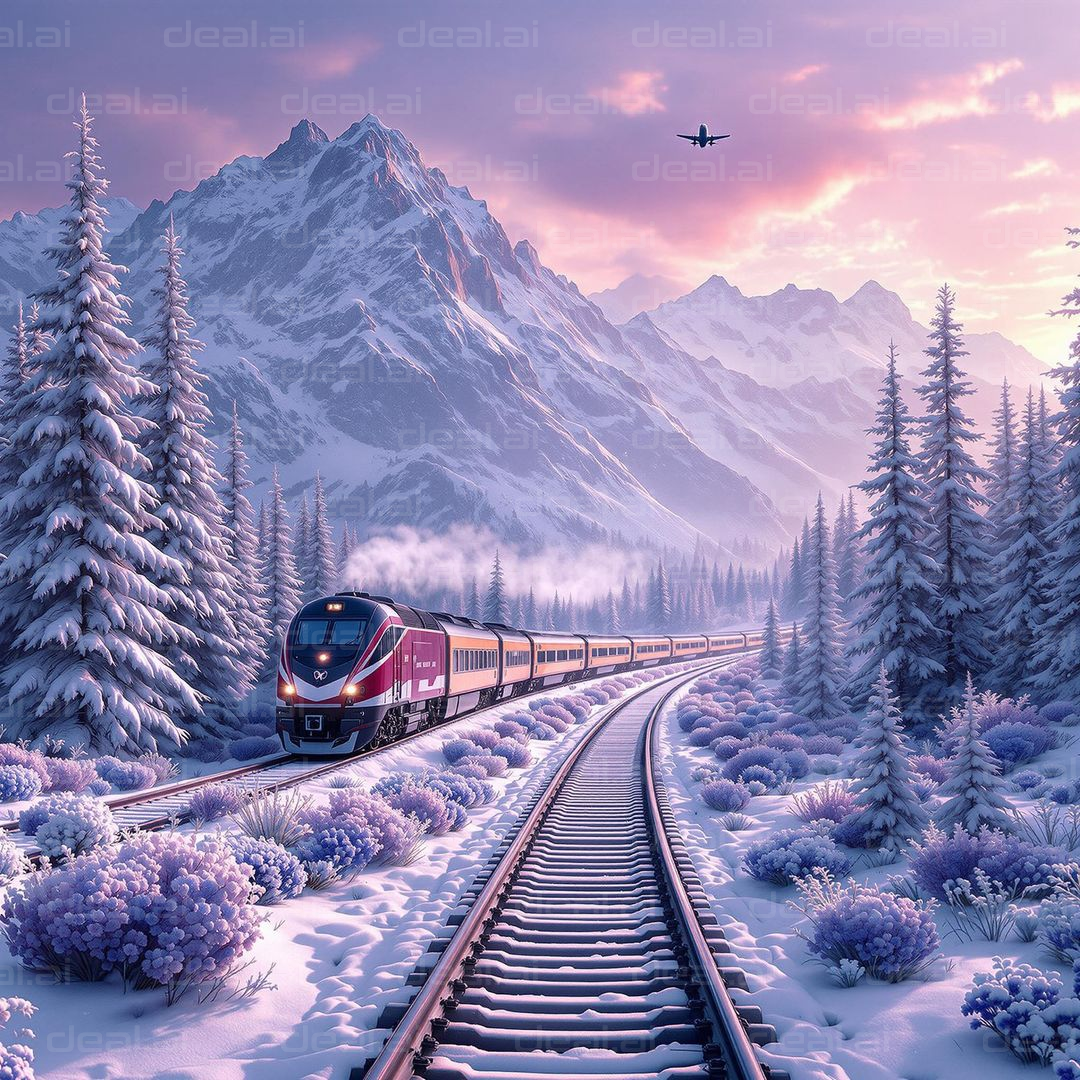 Winter Train Journey