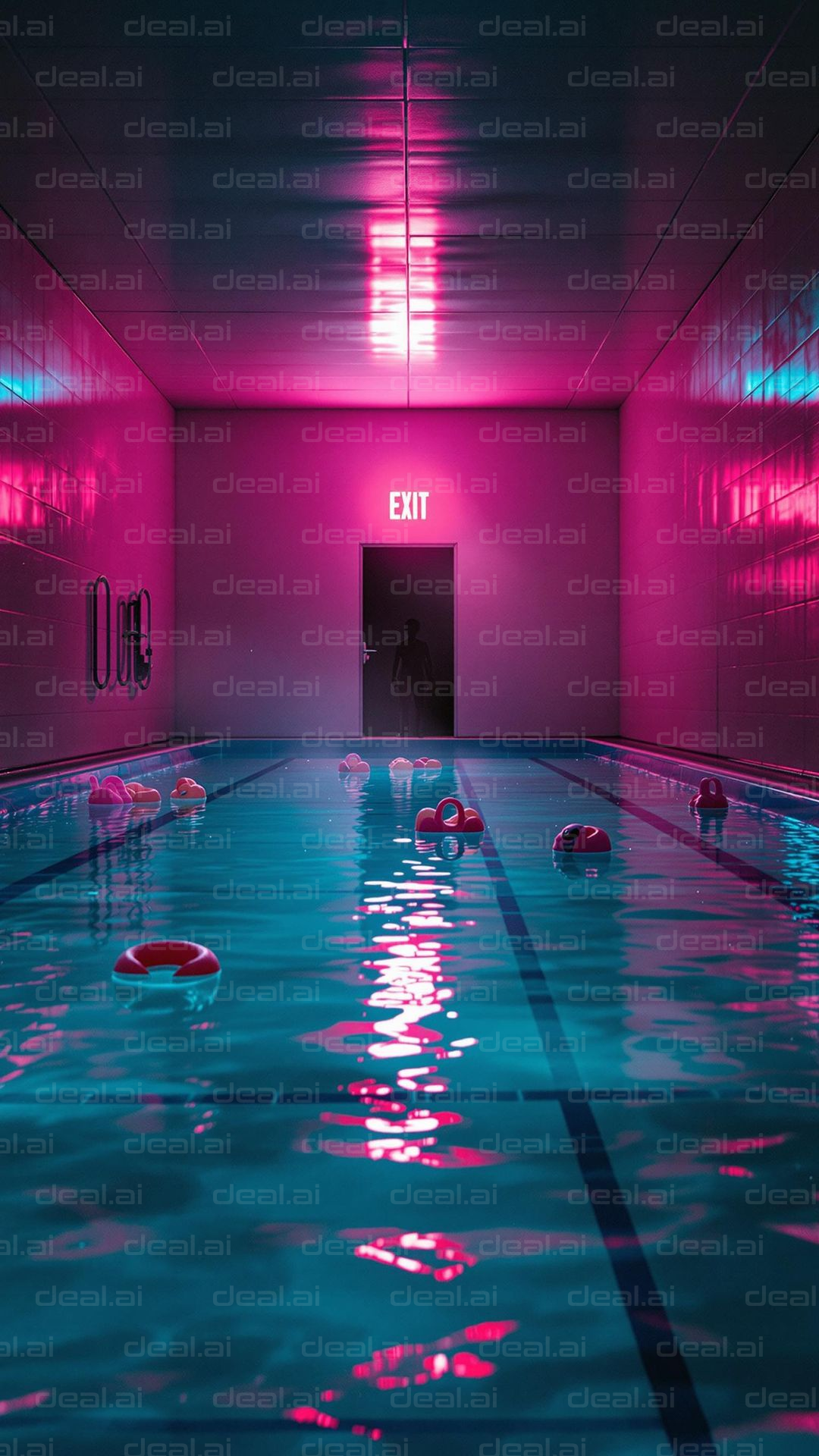 Neon Pool Escape Route