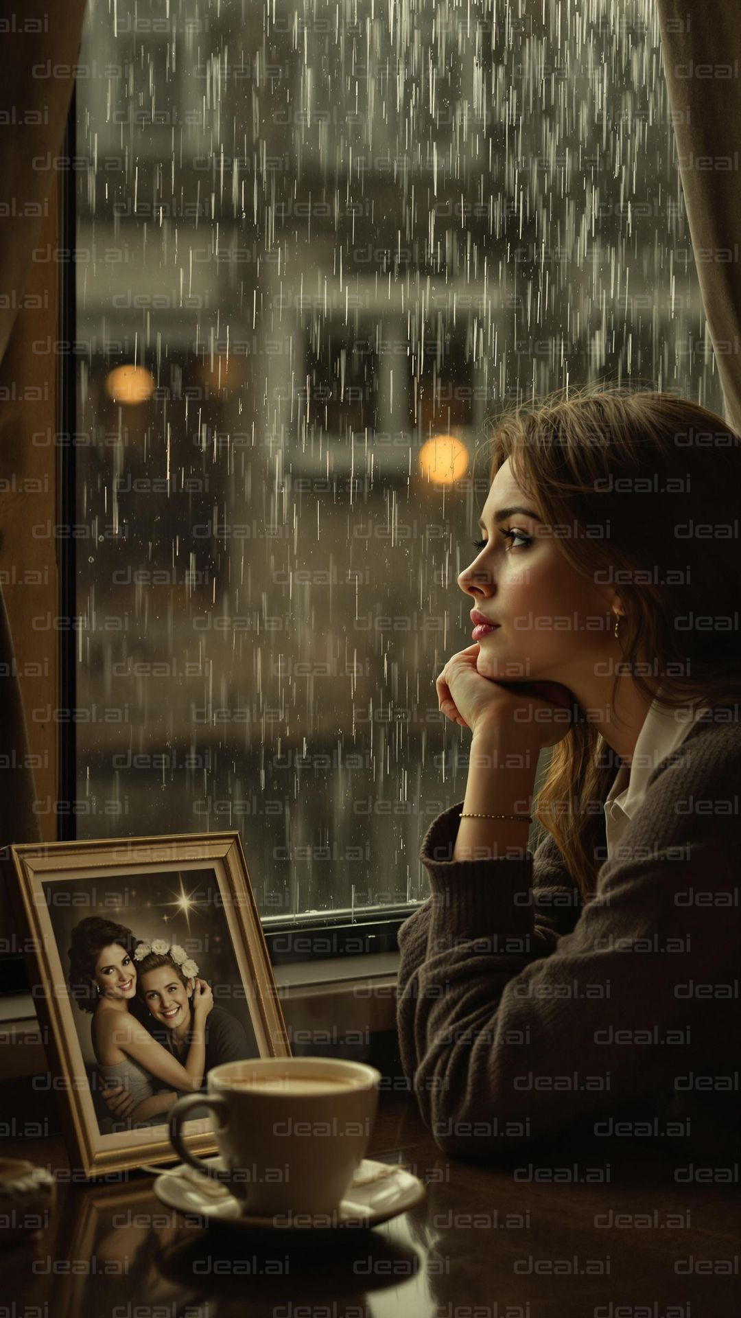 Reflective Rainy Day Moment