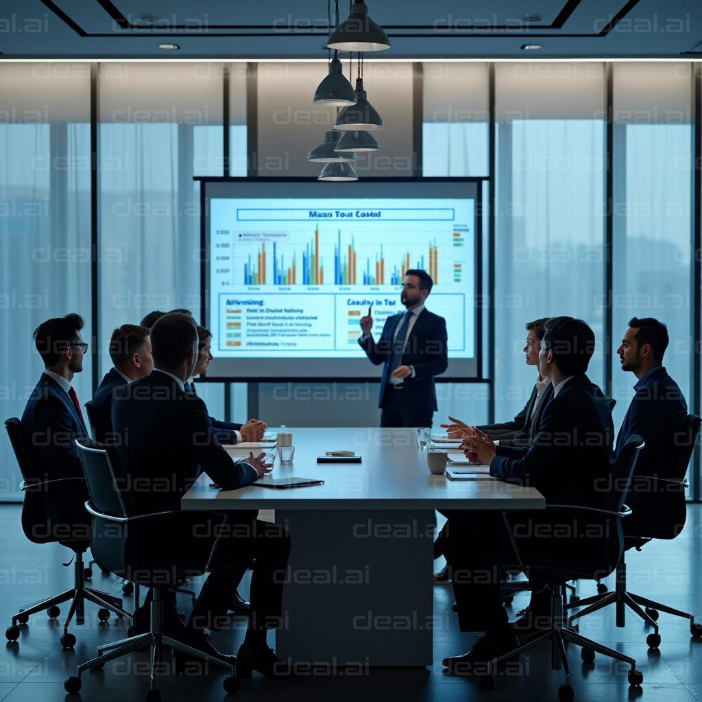 Business Team Presentation Meeting