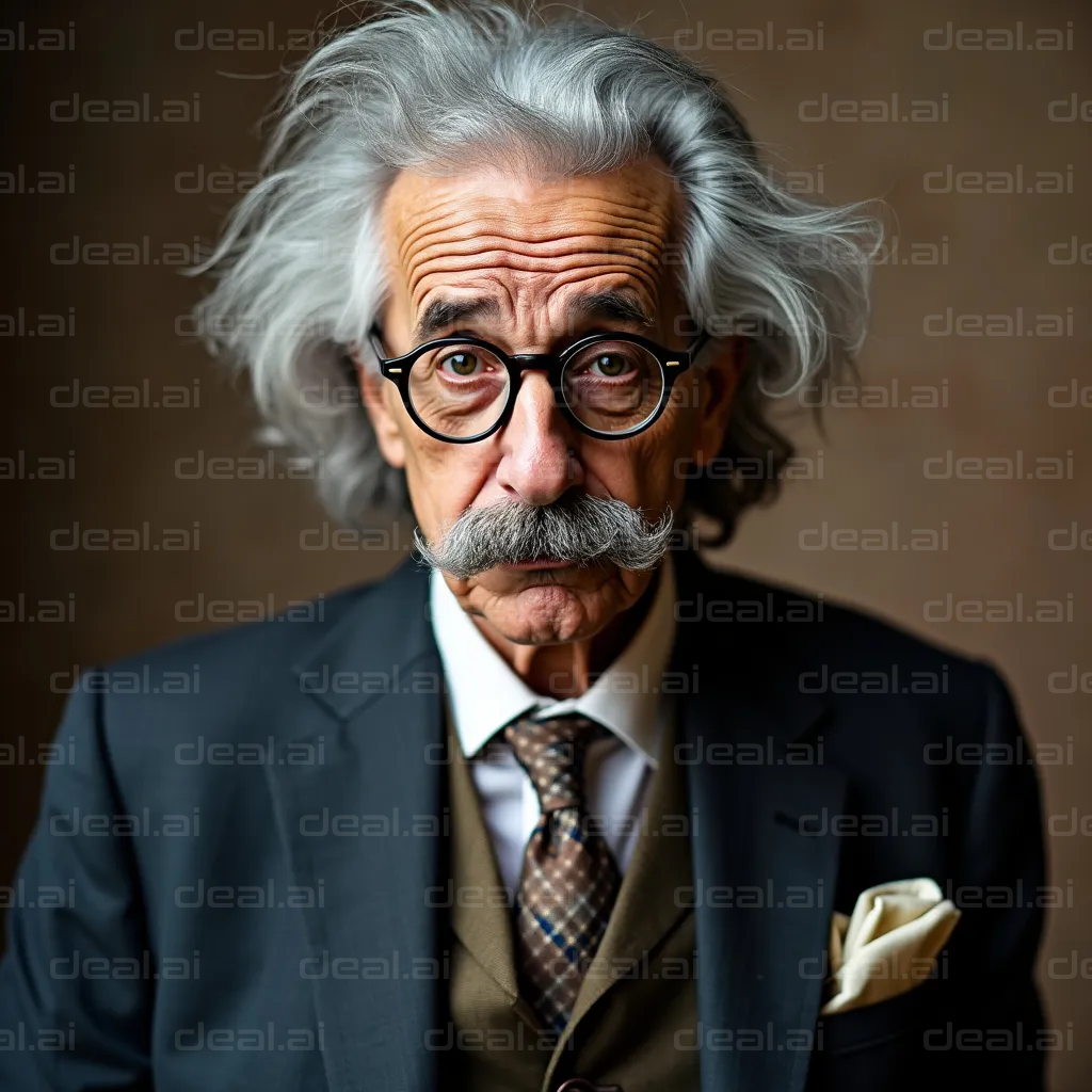 Eccentric Gentleman in Suit