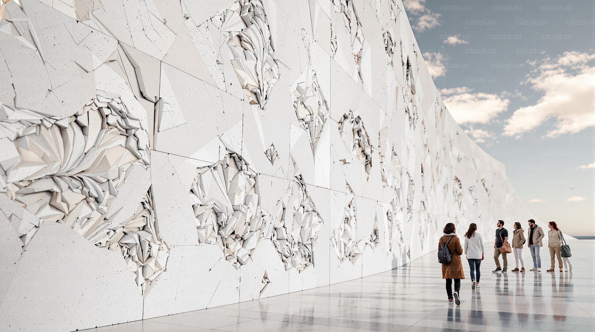 Futuristic Architectural Facade