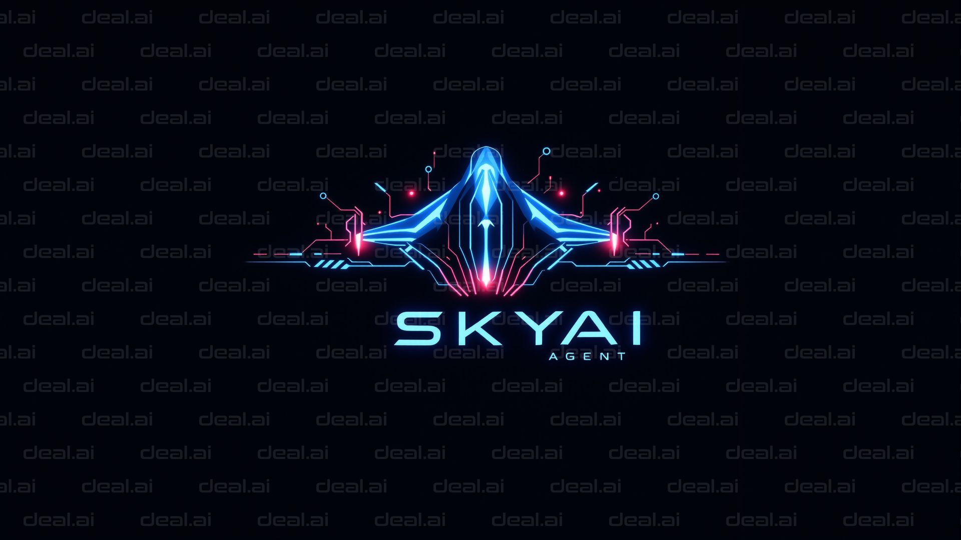 "Futuristic Sky AI Logo Design"