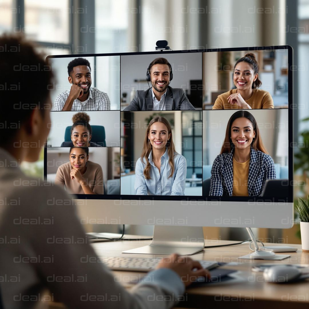 Team Meeting on Video Call