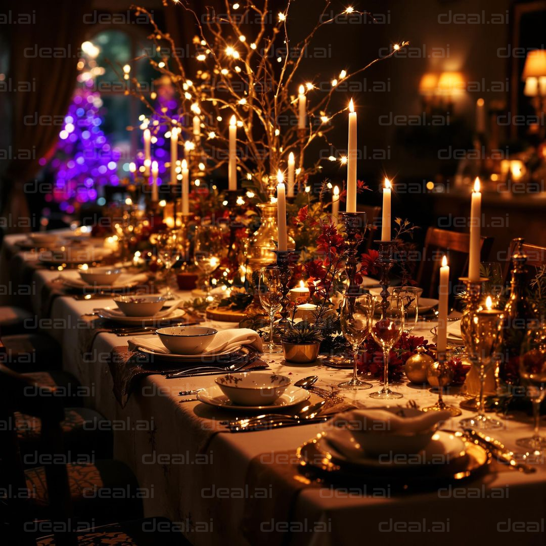 Holiday Dinner Ambiance