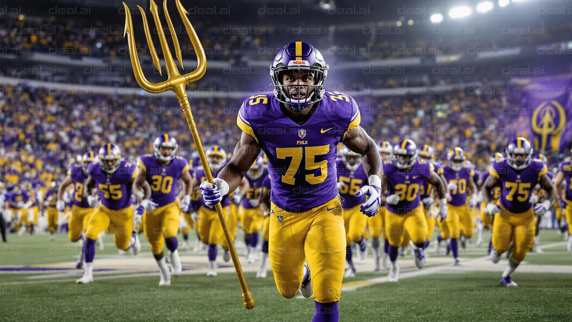 Warriors Charge into Battle