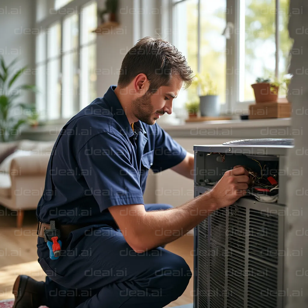 HVAC Technician at Work