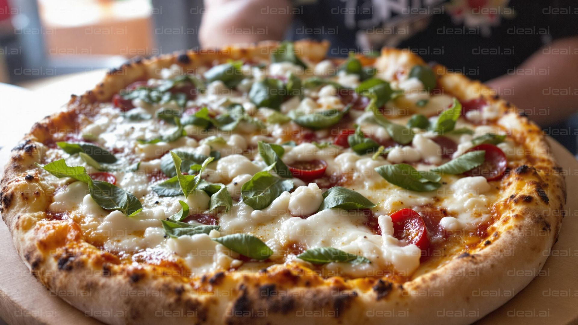 Delicious Freshly Baked Pizza