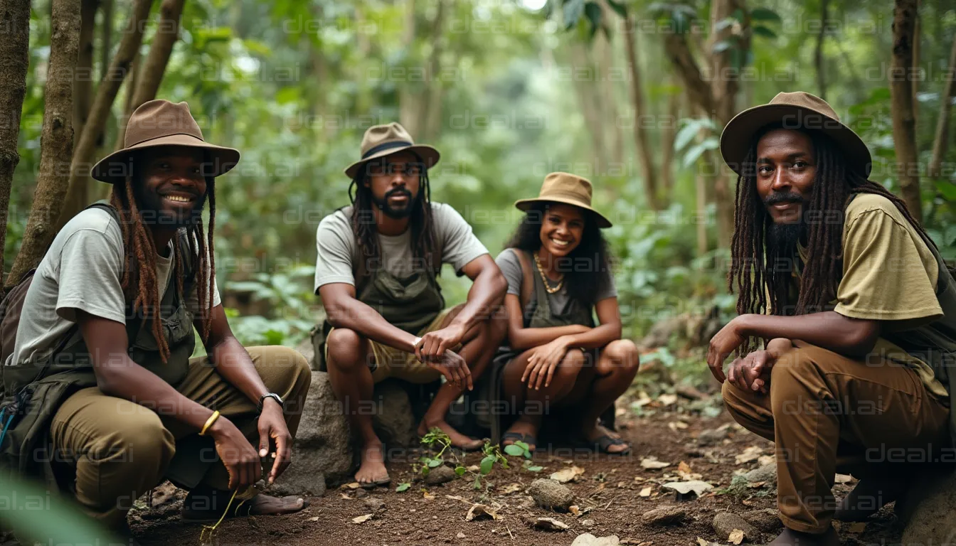 Forest Adventure Crew Smiling
