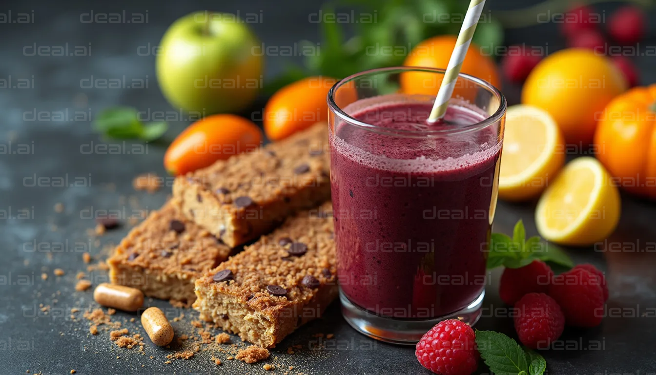 Healthy Smoothie and Snack Bars