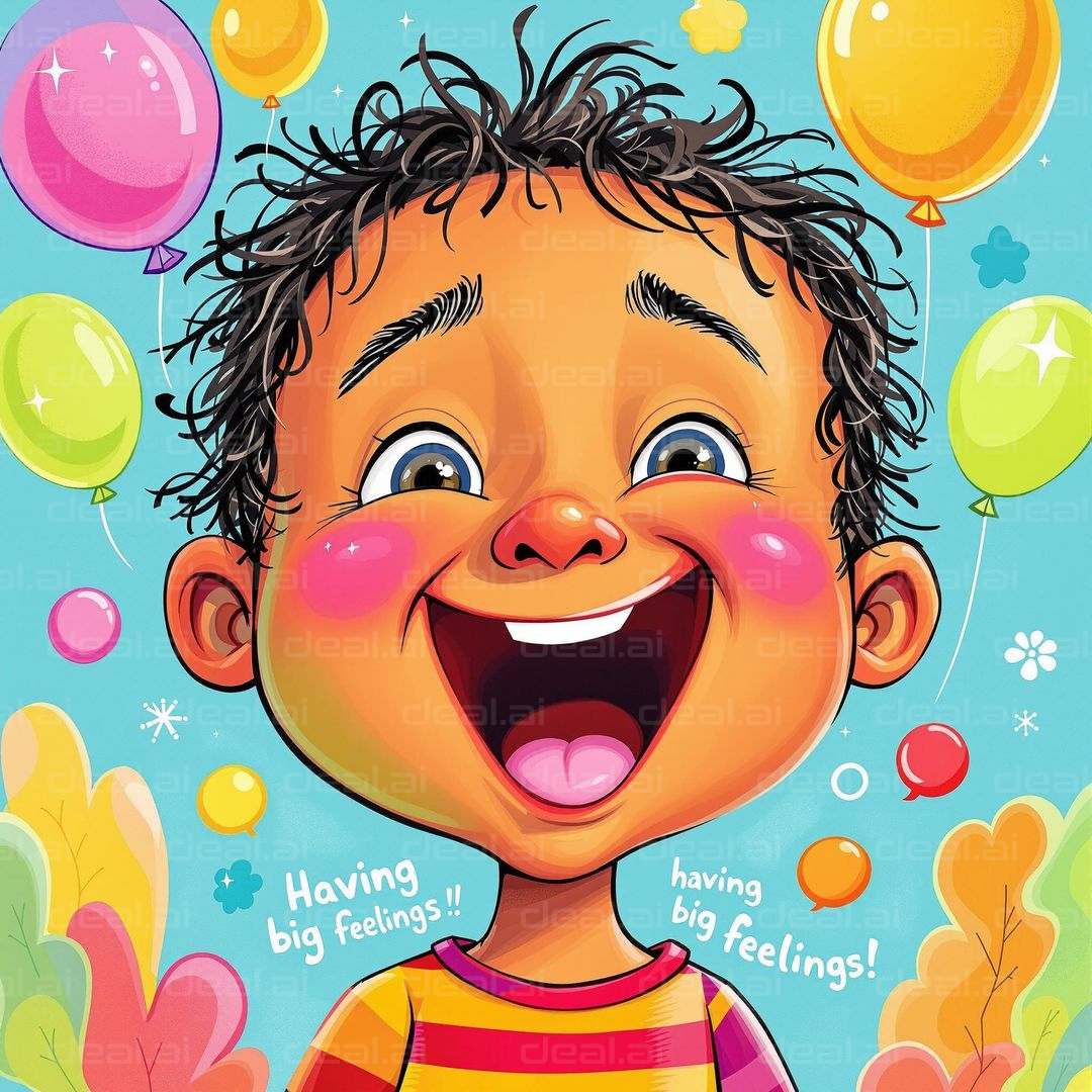Joyful Celebration with Balloons