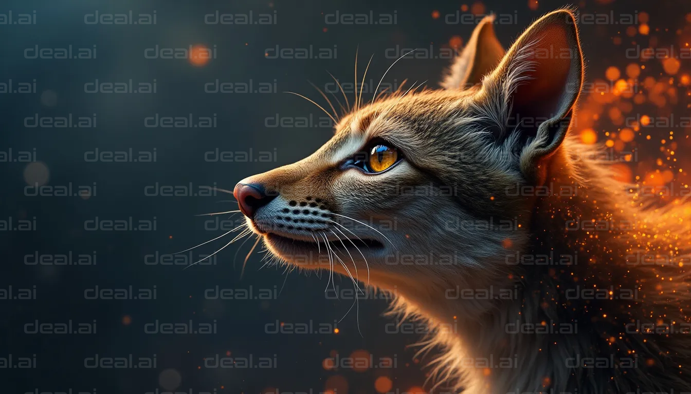 "Fiery Fox in the Night"