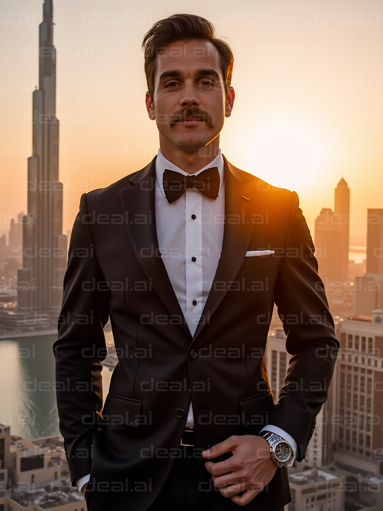 City Elegance at Sunset