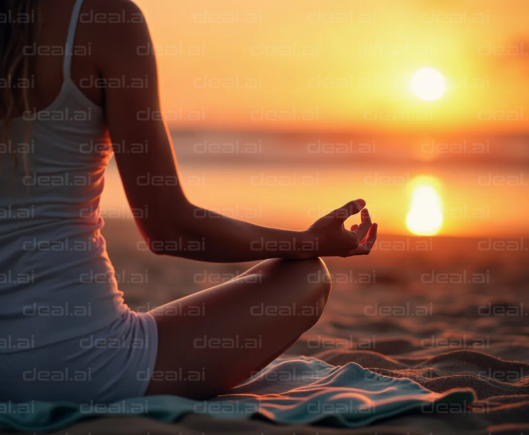 "Sunset Beach Meditation"