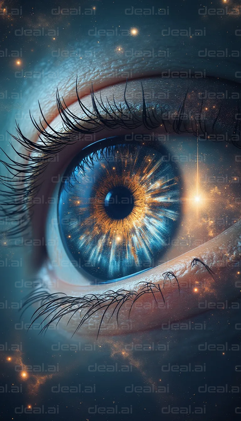 "Galactic Vision: Eye in the Cosmos"