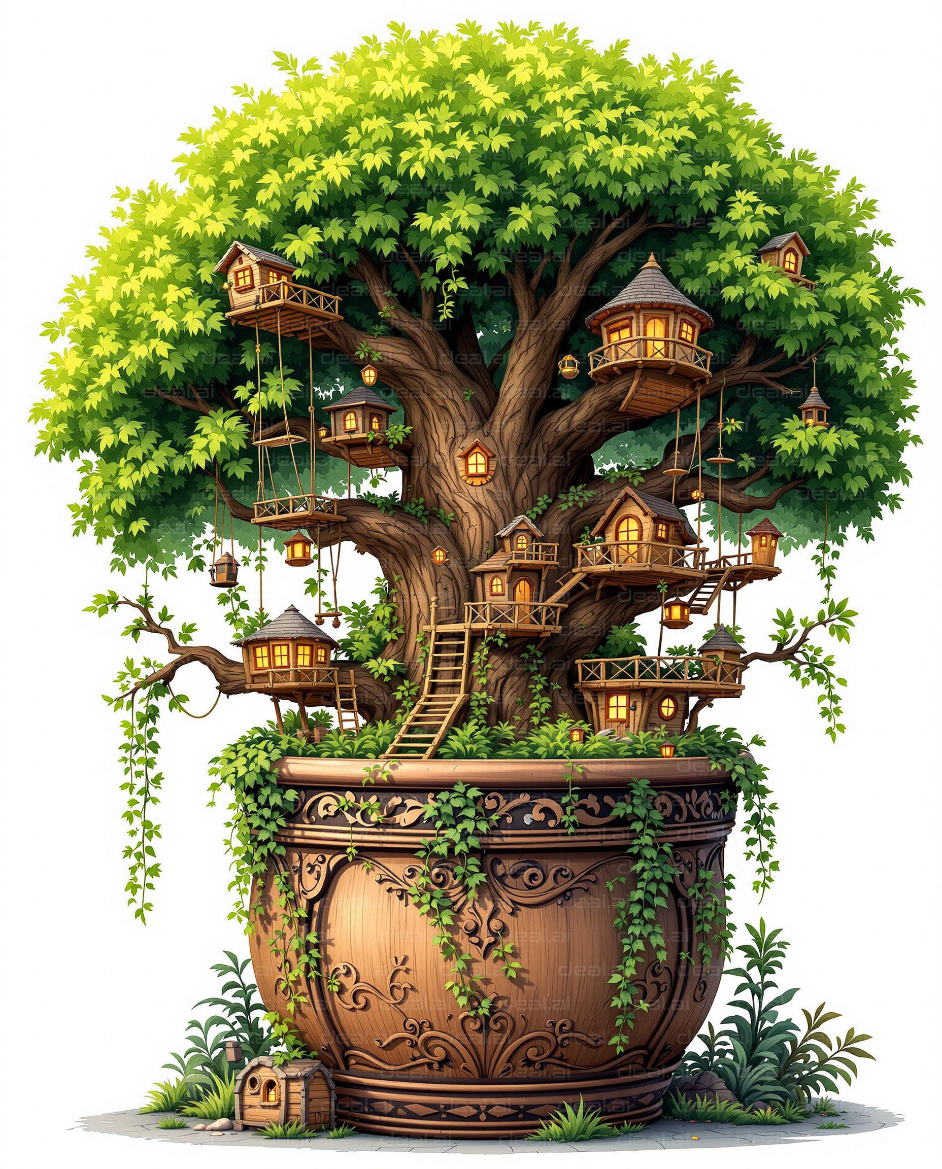 Magical Treehouse Village