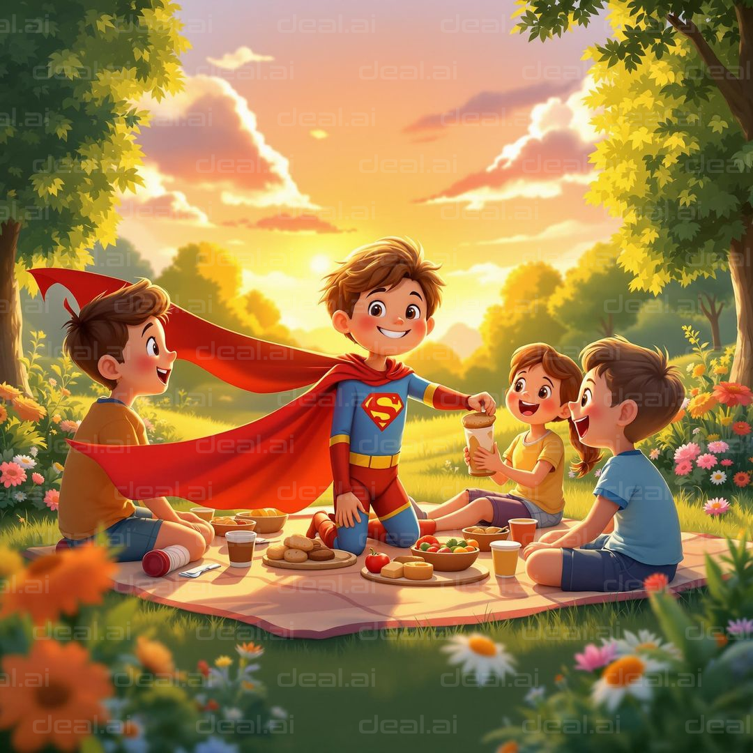 Superhero Picnic Adventure
