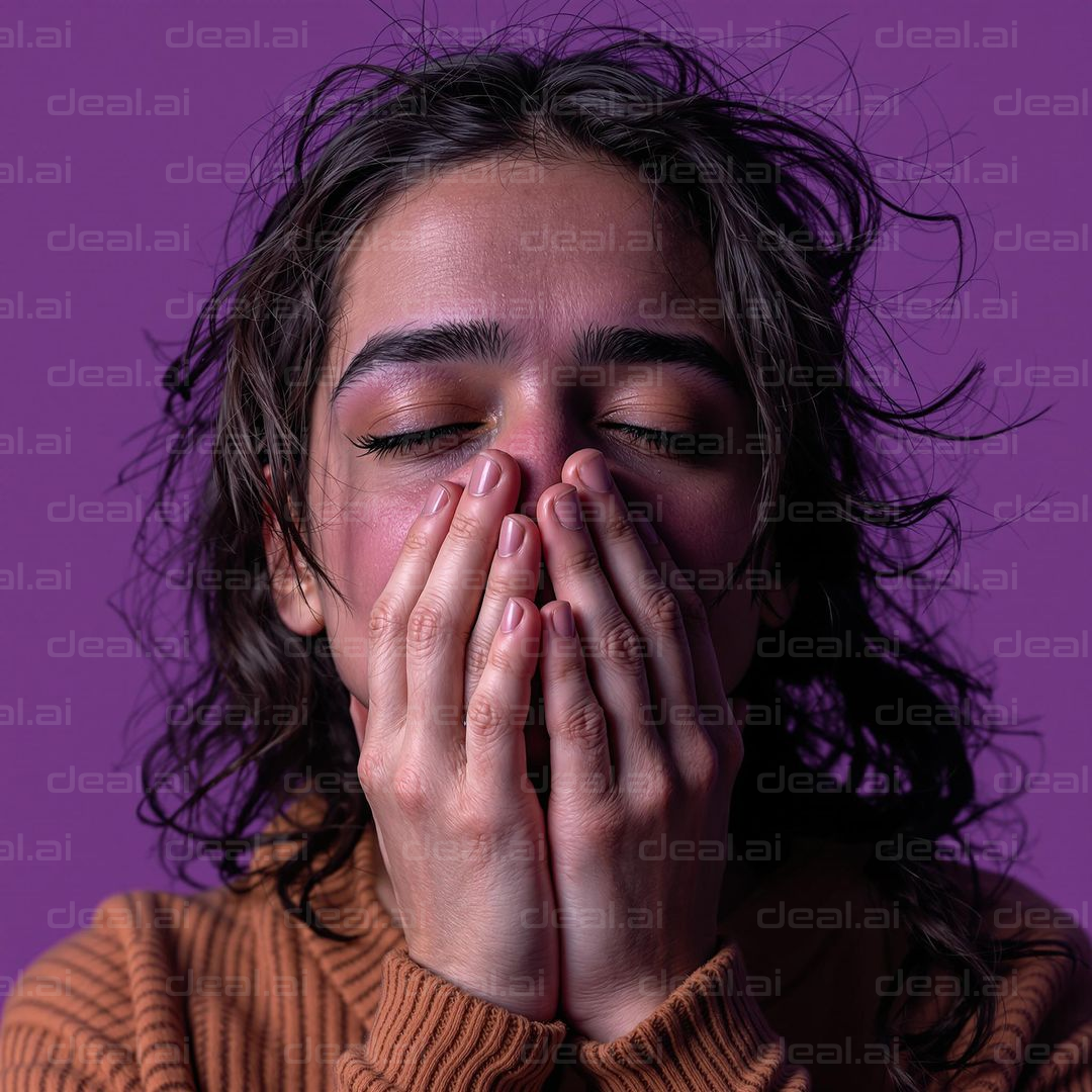 Yawning in Purple Light