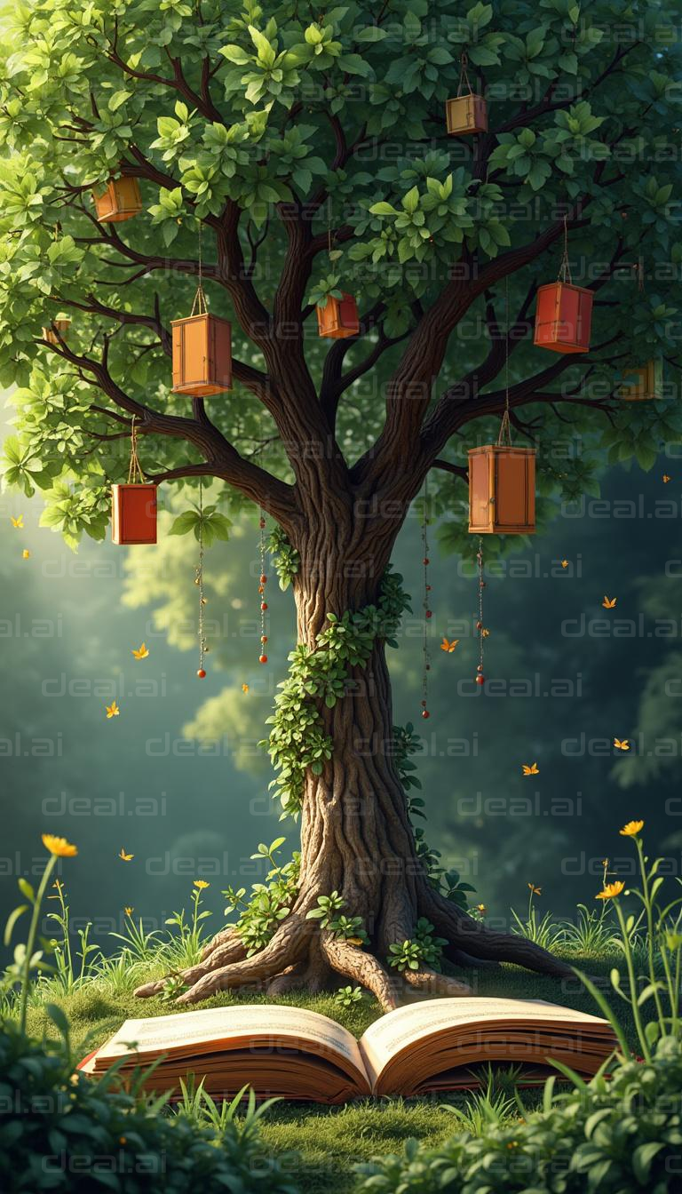 "Magic Tree of Knowledge and Books"