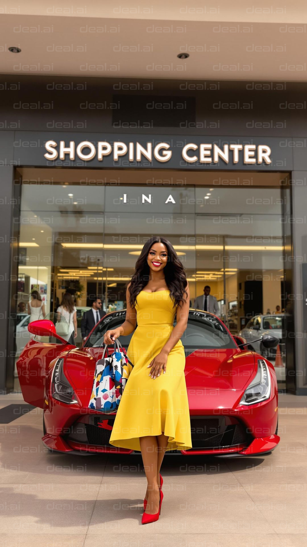 Stylish Day at the Shopping Center