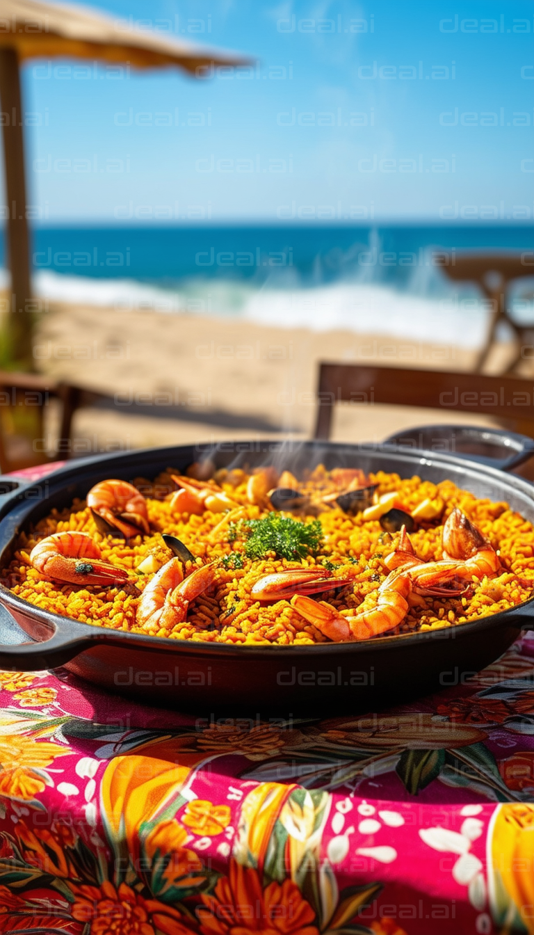 Beachside Paella Delight