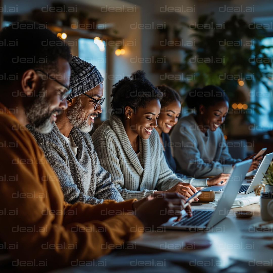Teamwork Around Laptops