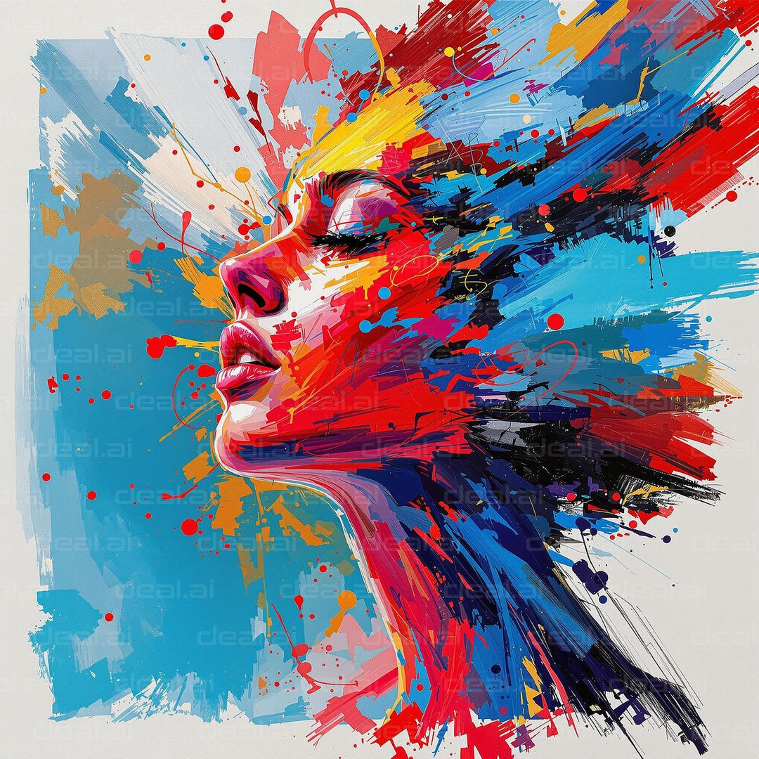 "Vibrant Expression Explosion"