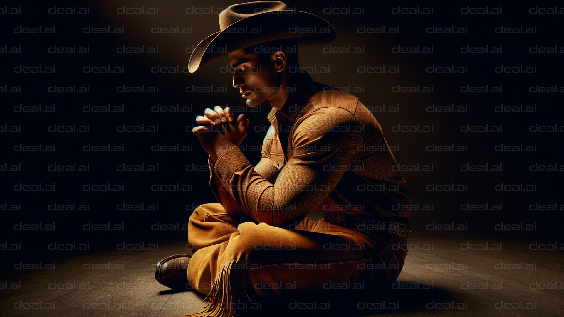 Reflective Cowboy Silence