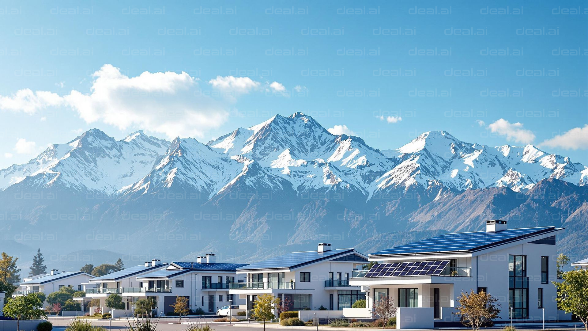 Modern Houses with Mountain Views