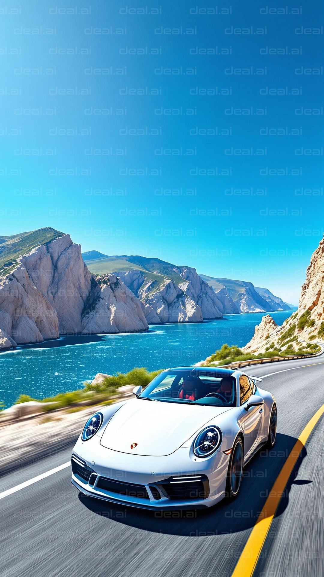 Coastal Drive in a Sports Car