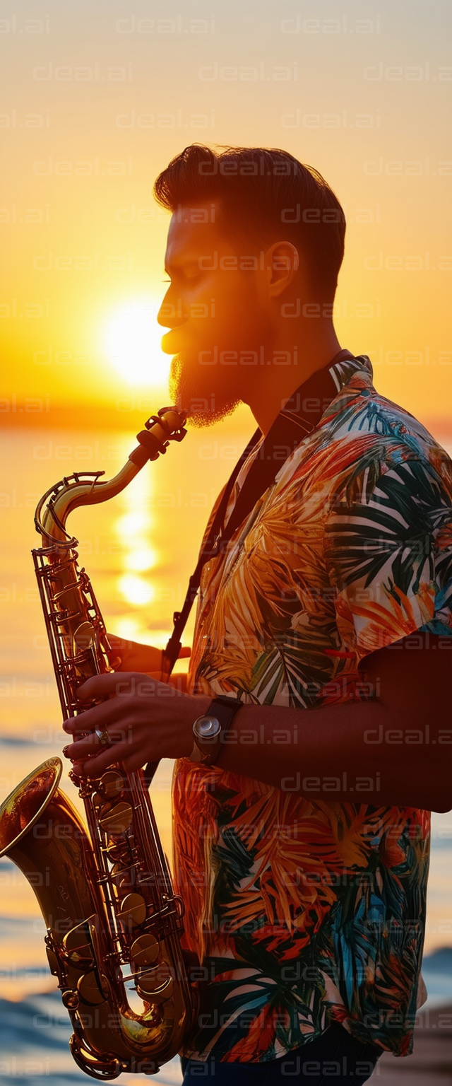 Sunset Serenade by the Sea