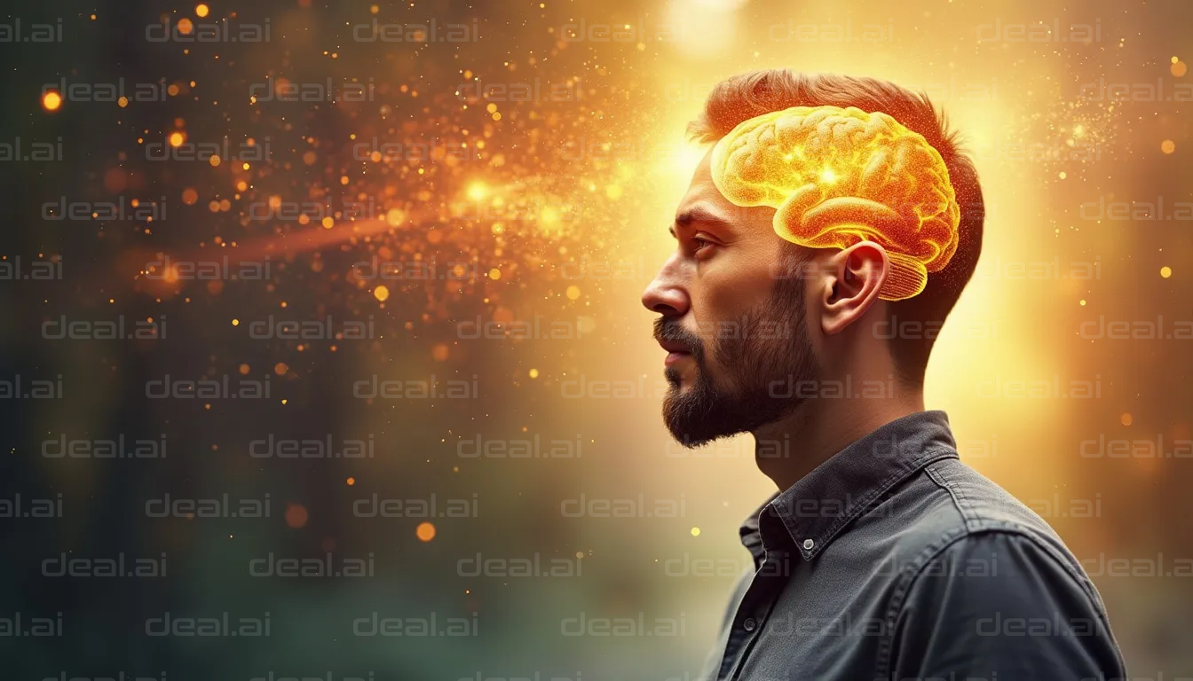 "Illuminated Mind: A Burst of Creativity"