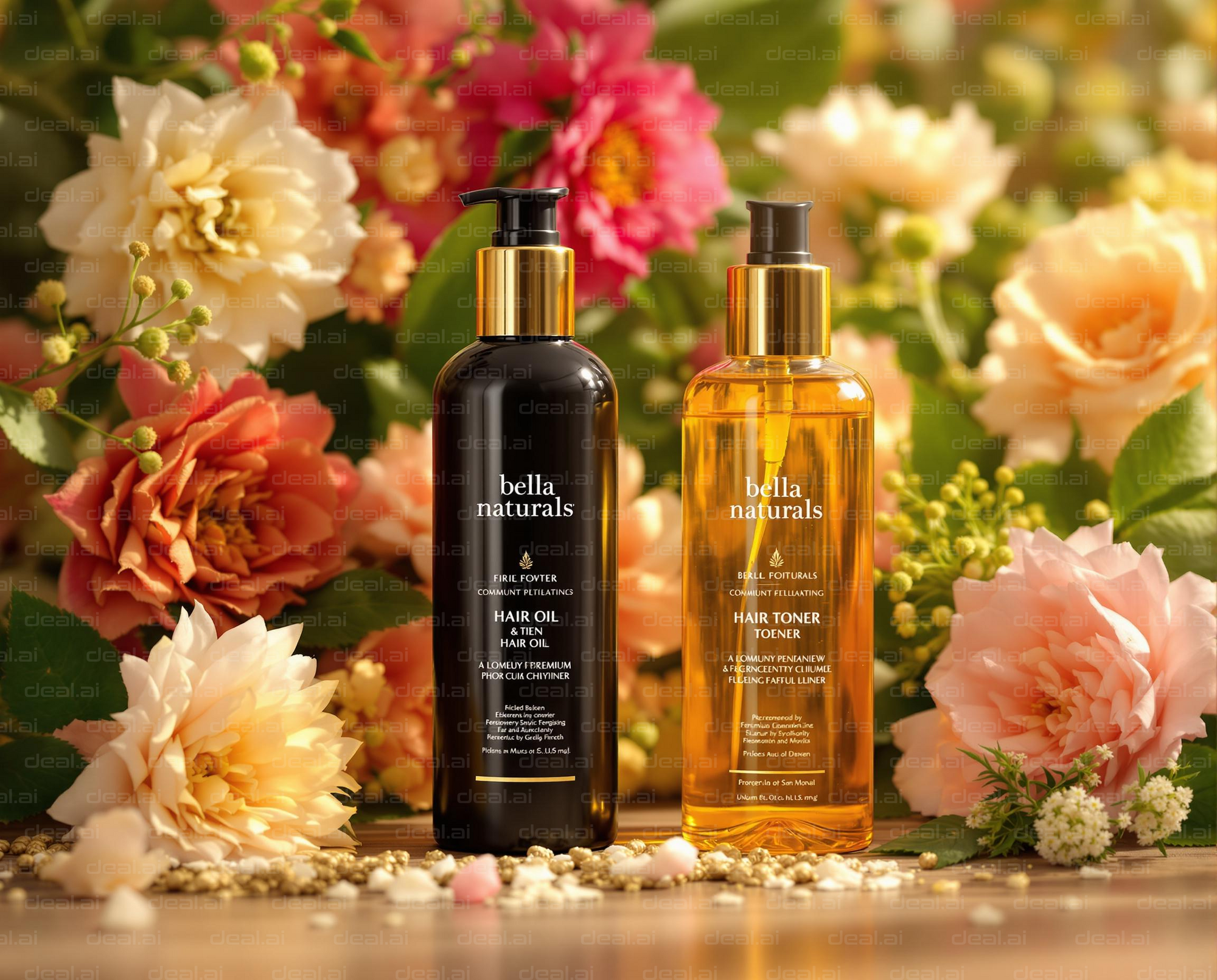 "Floral Elegance: Bella Naturals Duo"