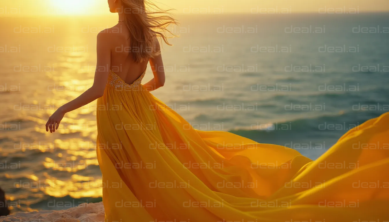 "Golden Hour by the Ocean"