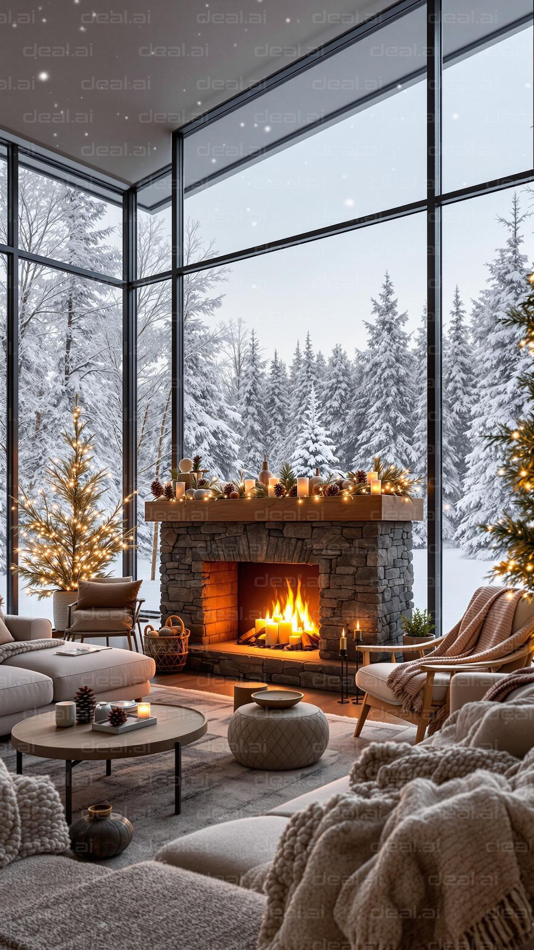 Cozy Winter Cabin Retreat