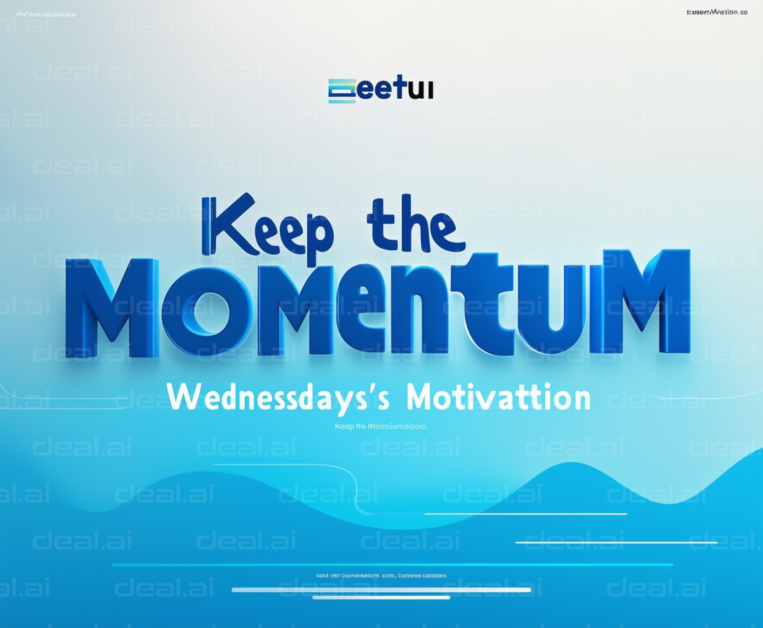 "Keep the Momentum: Wednesday's Motivation"