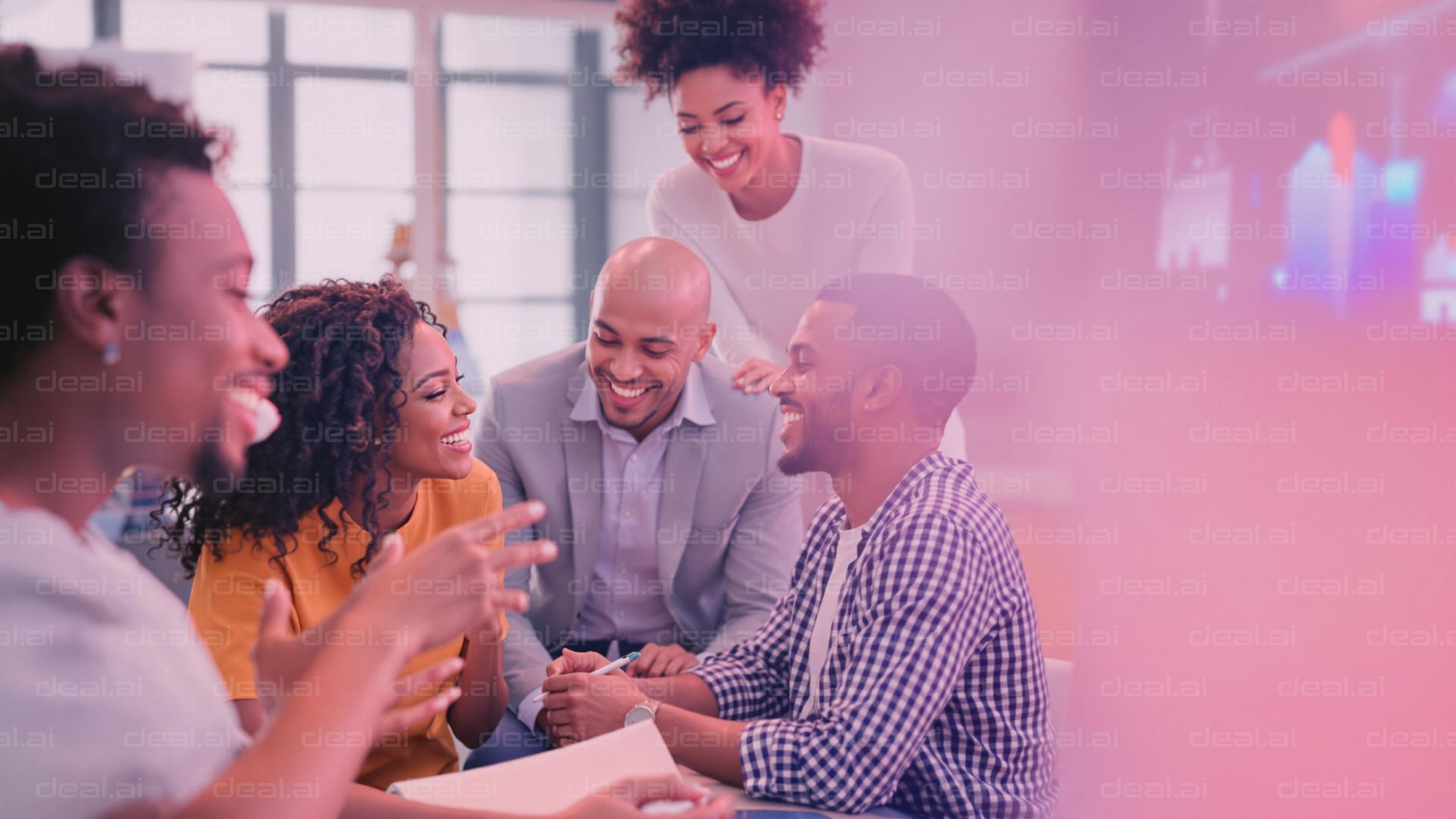 Joyful Team Collaboration Session
