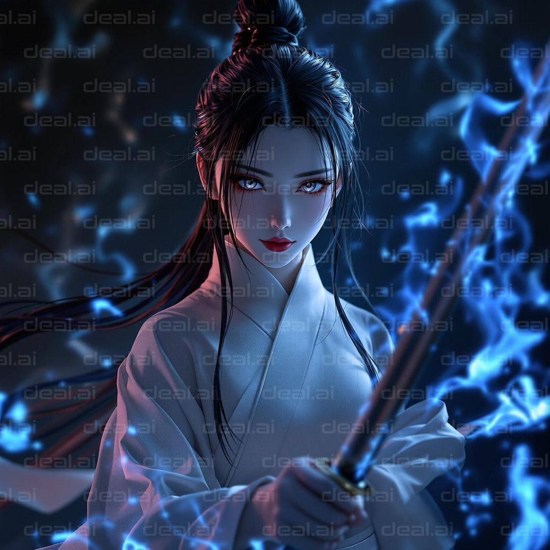 "Blue Flame Warrior Unleashed"