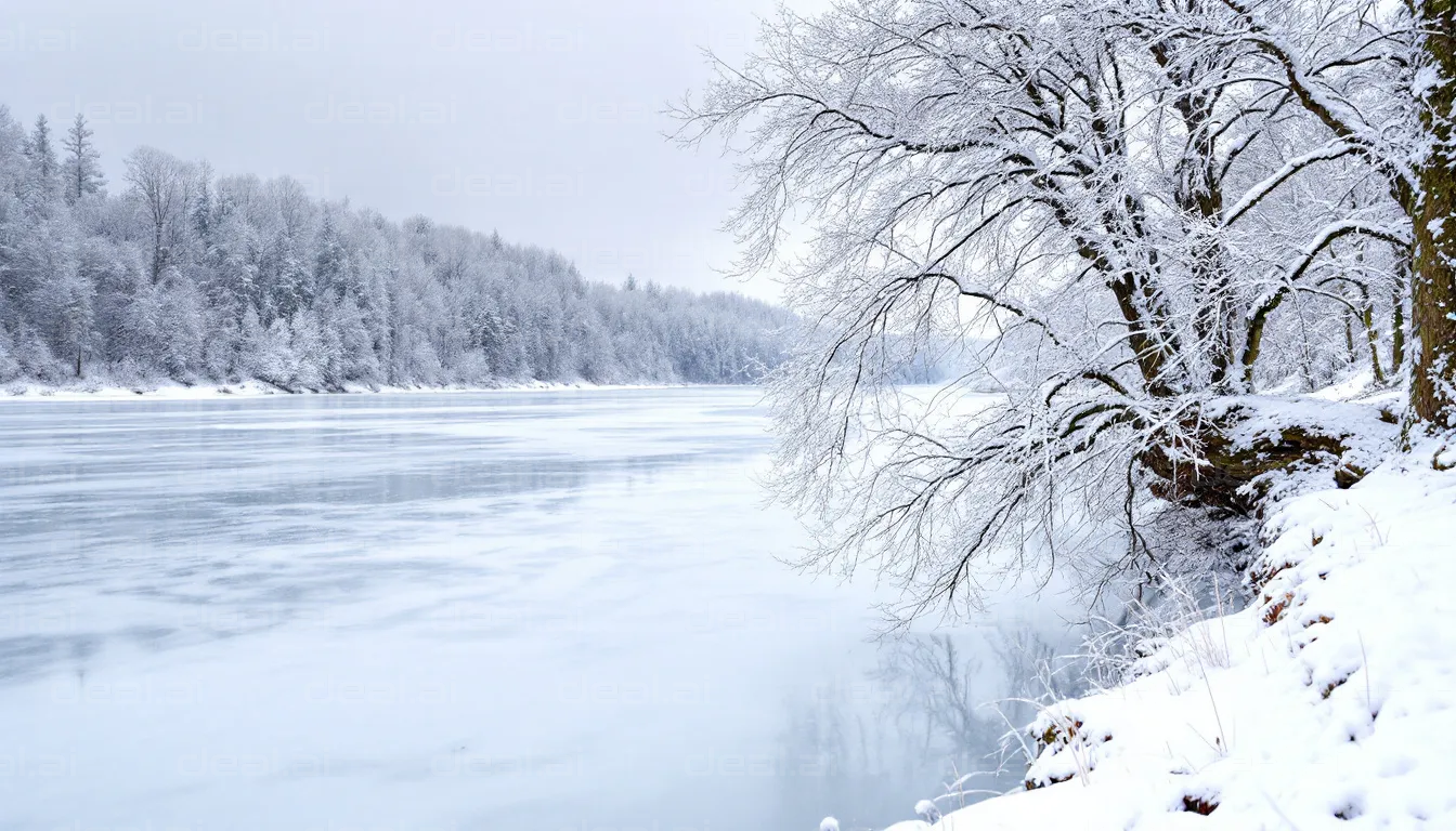 Winter's Frozen Serenity