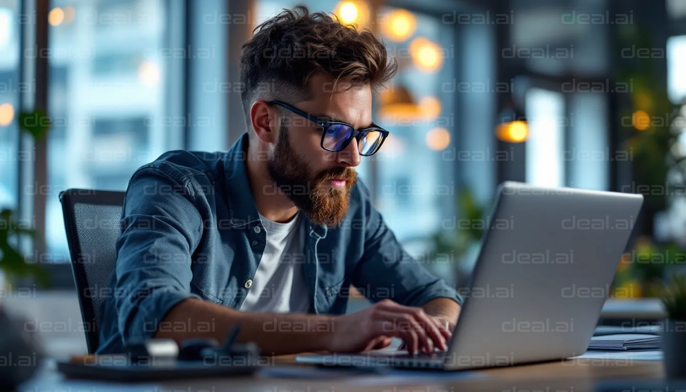 Focused Work at the Laptop