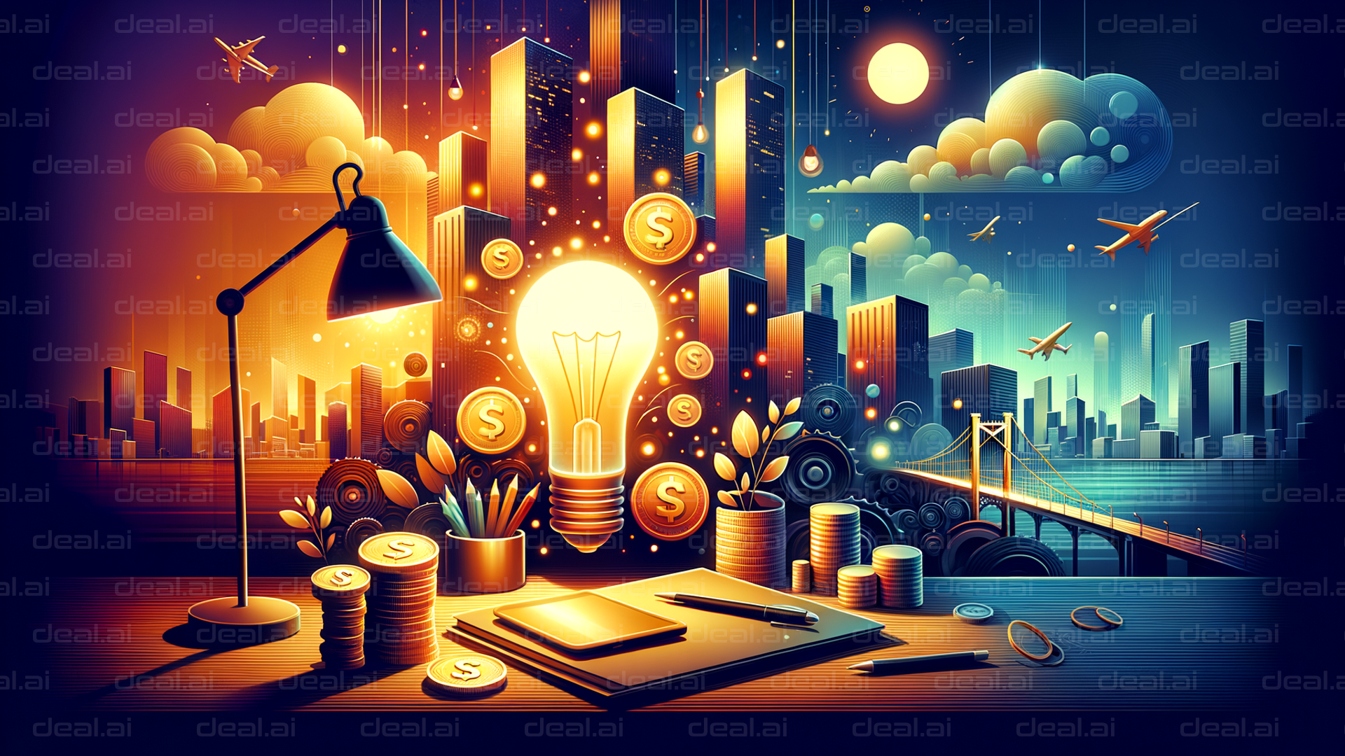 "Creative Investment Cityscape"